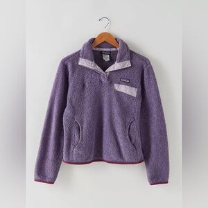 Vintage Patagonia Fleece Pullover Synchilla Purple Size Small